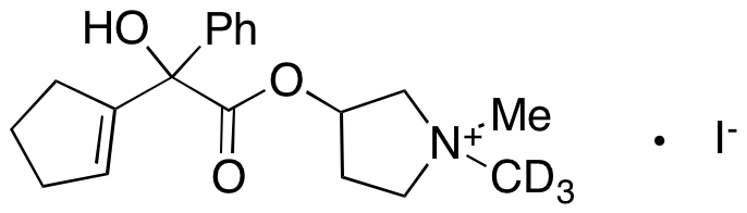 Dehydro Glycopyrrolate Iodide-D3 (Mixture of Diastereomers)