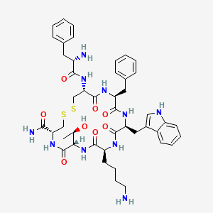 [Des-Thr-ol8]-Cys7-amide-Octreotide