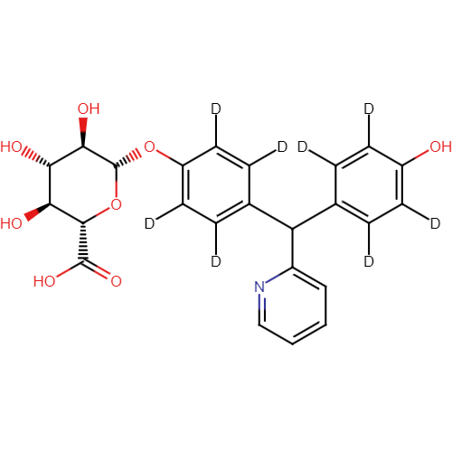 Desacetyl Bisacodyl-beta-D-Glucuronide-D8