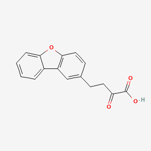 (Dibenzofuran-2-yl)-2-oxobutanoic Acid