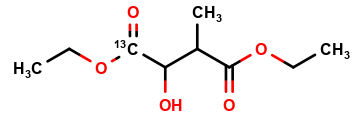 Diethyl 2-Hydroxy-3-methylbutanedioate-13C