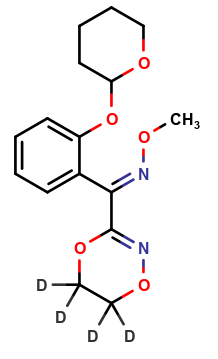 (E)-(5,6-Dihydro-1,4,2-dioxazin-3-yl)[2-[(tetrahydro-2H-pyran-2-yl)oxy]phenyl]-methanone O-Methyloxime-d4