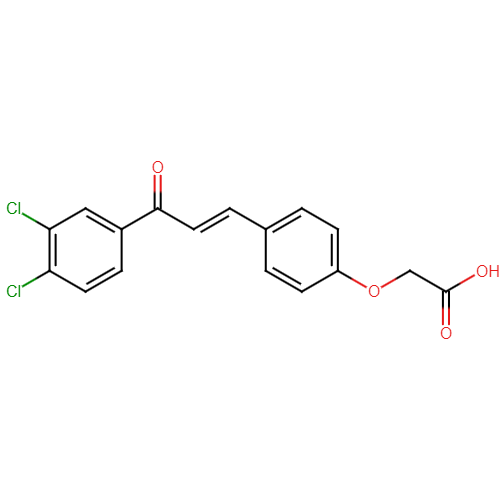 (E)-2-(4-(3-(3,4-dichlorophenyl)-3-oxoprop-1-en-1-yl)phenoxy)acetic acid