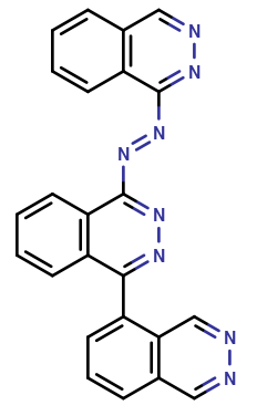 (E)-4-(phthalazin-1-yldiazenyl)-1,1'-biphthalazine