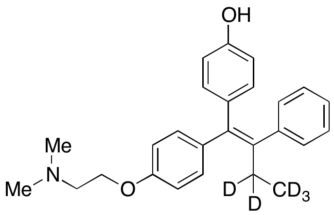 (E)-4-Hydroxy Tamoxifen-d5 (Contains up to 10% Z isomer)