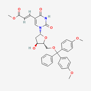 (E)-5-(2-Carbomethoxyvinyl)-5-O-(dimethoxytrityl)-2-deoxyuridine