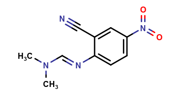 (E)-N'-(2-cyano-4-nitrophenyl)-N,N-dimethylformimidamide