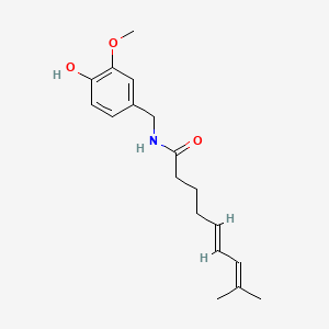 (E)-N-(4-hydroxy-3-methoxybenzyl)-8-methylnona-5,7-dienamide