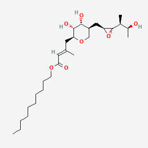 (E)-decyl 4-((2S,3R,4R,5S)-3,4-dihydroxy-5-(((2S,3S)-3-((2S,3S)-3-hydroxybutan-2-yl)oxiran-2-yl)meth