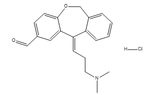 (E/Z)-Olopatadine Carbaldehyde hydrochloride