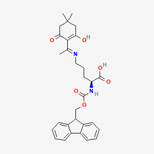 Fmoc-(Nd-1-(4,4-dimethyl-2,6-dioxo-cyclohex-1-ylidene)ethyl)-L-ornithine