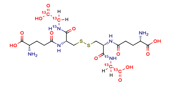 Gly-glutathione disulfide 13C4,15N2