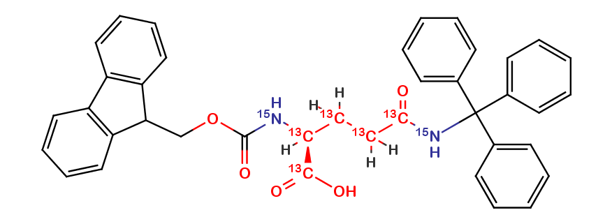 L-Glutamine-13C5,15N2(Trt), N-Fmoc