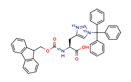 L-Histidine (Trt)-OH-15N3, Fmoc