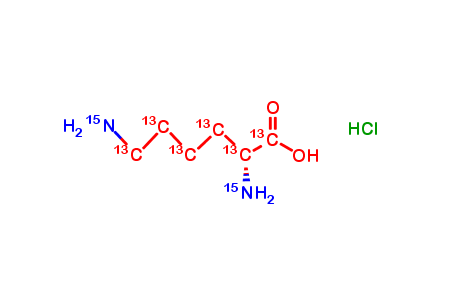 L-Lysine-13C6, E-15N.HCl