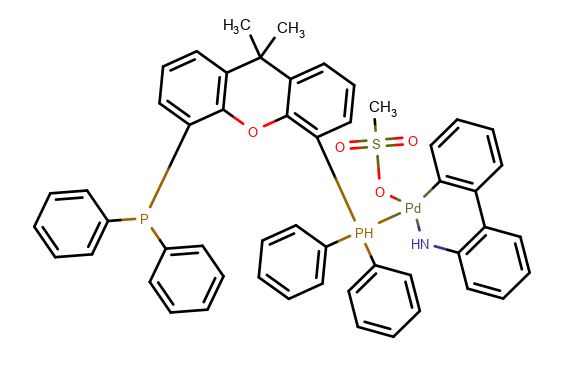 Methanesulfonato[9,9-dimethyl-4,5-bis(diphenylphosphino)xanthene](2'-amino-1,1'-biphenyl-2-yl)palladium(II)  (Xantphos Pd G3)