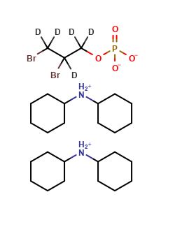 Mono(2,3-dibromopropyl-d5) Phosphate Biscyclohexylamine Salt	
