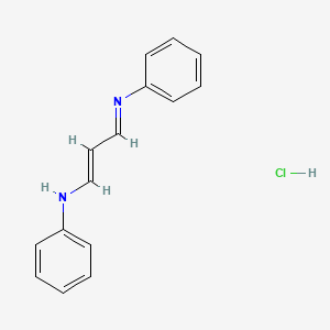 (N-((1E,3E)-3-(phenylimino)prop-1-en-1-yl)aniline HCl salt)