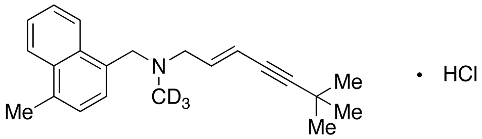 N-[(2E)-6,6-Dimethyl-2-hepten-4-yn-1-yl]-N,4-dimethyl-1-naphthalenemethanamine-d3 Hydrochloride