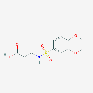 N-(2,3-Dihydro-1,4-benzodioxin-6-ylsulfonyl)--alanine