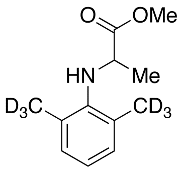 N-(2,6-Dimethylphenyl)alanine-d6 Methyl Ester