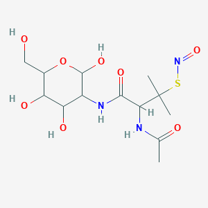 N-(2-Deoxy-α,-β-D-glucopyranosyl)-S-nitroso-N-acetyl-D,L-penicillamine