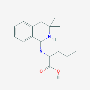 N-(3,3-Dimethyl-3,4-dihydroisoquinolin-1-yl)leucine