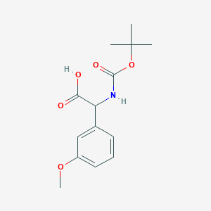 (N-BOC-Amino)(3-methoxyphenyl)acetic acid