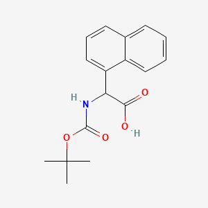(N-BOC-Amino)(naphthalen-1-yl)acetic acid