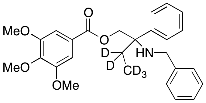 N-Benzy N,N-Didesmethyl Trimebutine-d5