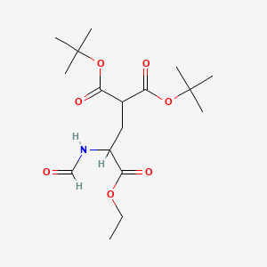 N-Formyl -Carboxyglutamic Acid ,-Di-t-butyl 3-Ethyl Ester