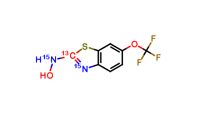 N-Hydroxy Riluzole 13C,15N2