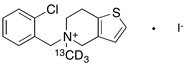 N-Methyl Ticlopidine-13C,D3 Iodide