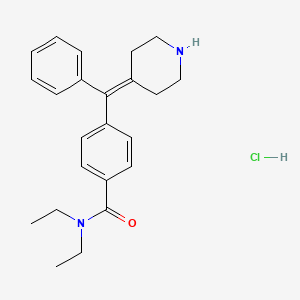 N,N-Diethyl-4-(phenyl-4-piperidinylidenemethyl)benzamide Hydrochloride