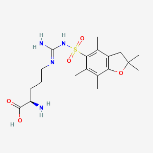 N-Psi-2,2,4,6,7-pentamethyldihydrobenzofuran-5-ylsulfonyl-D-arginine
