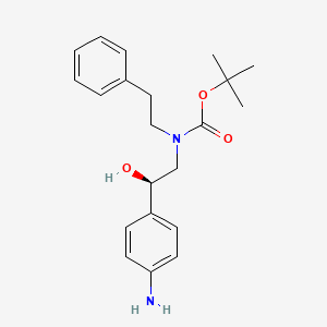 (N-tert-Butoxycarbonyl-N-[(1'R)-hydroxy-1-phenyl)ethyl])-4-aminophenylethylamine