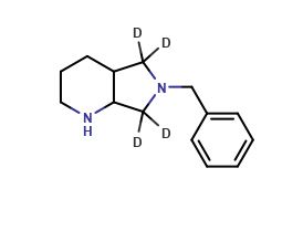 Show details of Octahydro-6-(phenylmethyl)-1H-Pyrrolo[3,4-b]pyridine-d4	