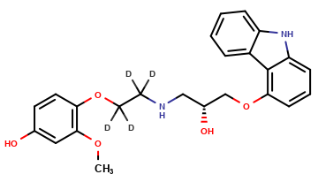 (R)-(+)-4′-Hydroxyphenyl Carvedilol-D4