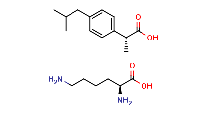 (R)-(-)-Ibuprofen (S)-(+)-Lysinate