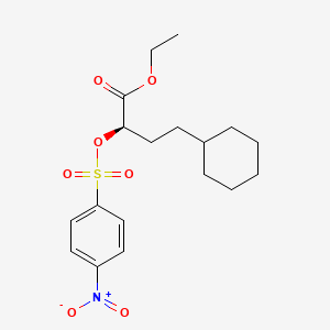 (R)-α-[[(4-Nitrophenyl)sulfonyl]oxy]cyclohexanebutanoic Acid Ethyl Ester