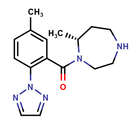 (R)-(7-methyl-1,4-diazepan-1-yl)(5-methyl-2-(2H-1,2,3-triazol-2-yl)phenyl)methanone
