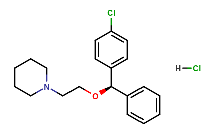 (R)-1-[2-[(4-Chlorophenyl)-phenyl-methoxy]ethyl]piperidine hydrochloride