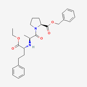 (R)-1-[N-[1-(Ethoxycarbonyl)-3-phenylpropyl]-L-alanyl]-L-proline Phenylmethyl Ester