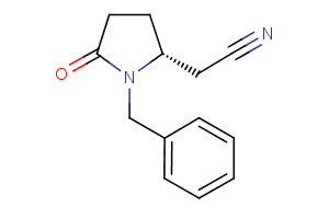 (R)-1-Benzyl-5-oxo-pyrrolidin-2-yl acetonitrile