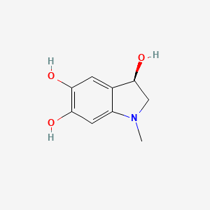 (R)-1-methylindoline-3,5,6-triol