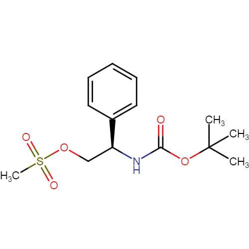(R)-2-((tert-Butoxycarbonyl)amino)-2-phenylethyl methanesulfonate
