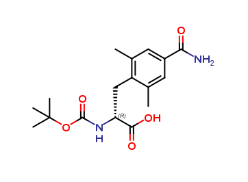 (R)-2-((tert-butoxycarbonyl)amino)-3-(4-carbamoyl-2,6-dimethylphenyl)propanoic acid