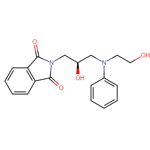 (R)-2-(2-hydroxy-3-((2-hydroxyethyl)(phenyl)amino)propyl)isoindoline-1,3-dione