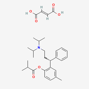 (R)-2-(3-(Diisopropylamino)-1-phenylpropyl)-4-methylphenyl Isobutyrate Hydrogen Fumarate