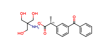 (R)-2-(3-benzoylphenyl)propanoic acid tris(hydroxy-methyl)amino methane salt
